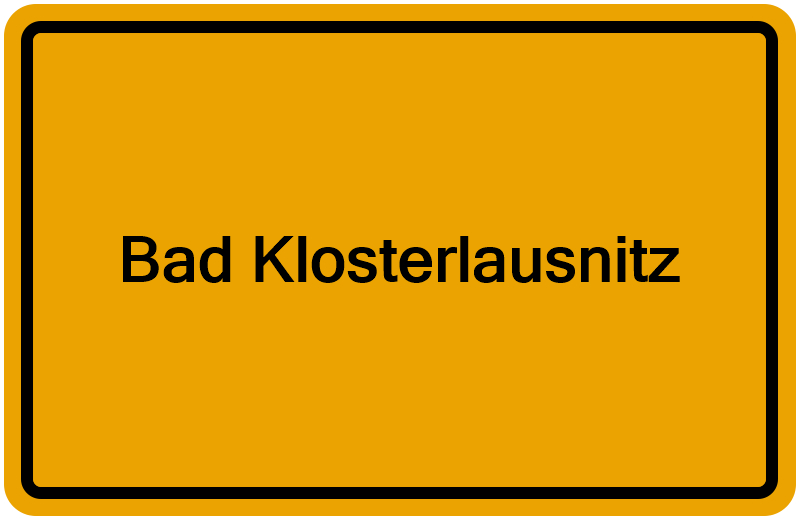 Handelsregisterauszug Bad Klosterlausnitz